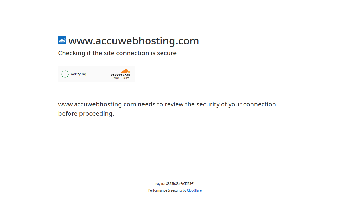 AccuWebHosting.com screenshot