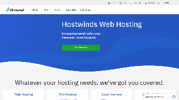 Hostwinds.com screenshot