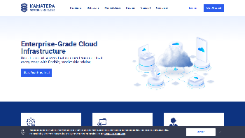 Kamatera.com screenshot